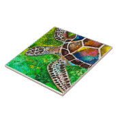 Turtle-Keramik Fliese (Seite)