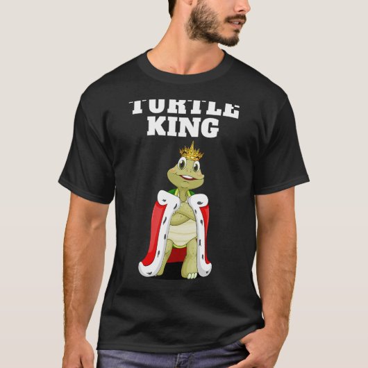 Turtle King Boys Turtle Tshirt Mens Turtle (Vorderseite)