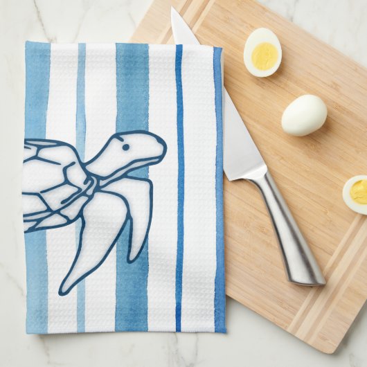 Turtle Kittuch Geschirrtuch (Viertel Falte)