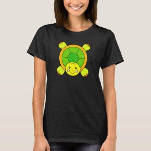 Turtle Kleinkinder glücklich Tortoise Boys Girls M T-Shirt