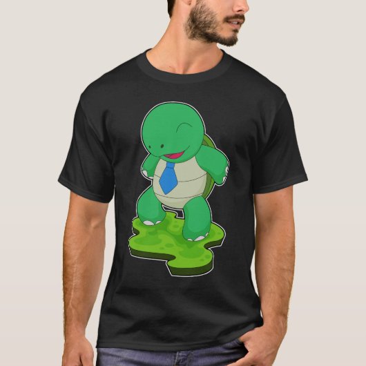 Turtle-Krawatte T-Shirt (Vorderseite)