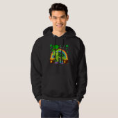 Turtle Leprechaun Hat Turtle Rainbow St Patrick's  Hoodie (Vorne ganz)