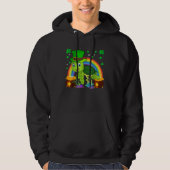 Turtle Leprechaun Hat Turtle Rainbow St Patrick's Hoodie (Vorderseite)