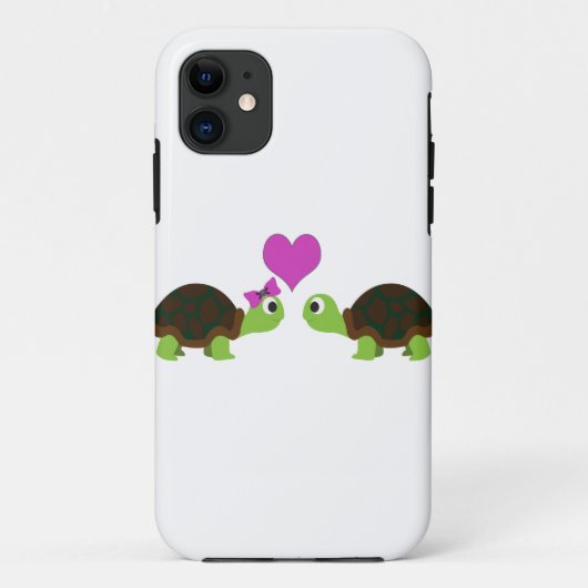 Turtle-Liebe Case-Mate iPhone Hülle (Rückseite)