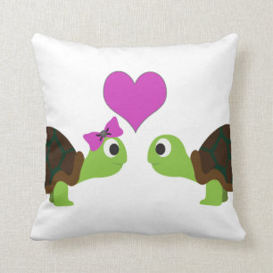 Turtle-Liebe Kissen