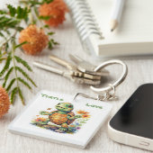 Turtle-Liebe Schlüsselanhänger (Vorderseite rechts)