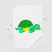Turtle Liebe Süße Tier Golfhandtuch (Insitu)