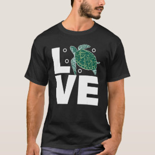 Turtle Liebe Turtle Tortoise Sea Animal Earth Day T-Shirt