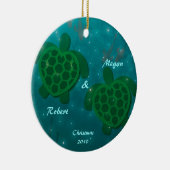 Turtle Liebe Weihnachtsschmuck (Rechts)