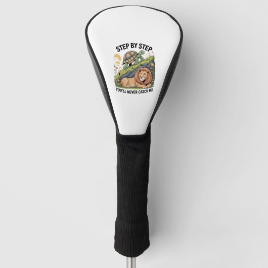 Turtle Lion Funny Golf Headcover (Vorderseite)