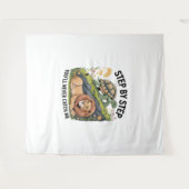 Turtle Lion Funny Wandteppich (Vorderseite (Horizontal))