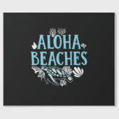 Turtle Lover | Aloha Beaches Geschenkpapier (Flach)