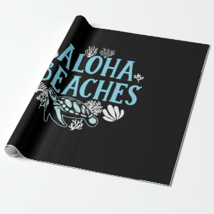 Turtle Lover Aloha Beaches Geschenkpapier