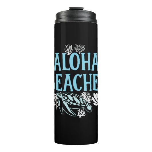 Turtle Lover | Aloha Beaches Thermosbecher (Vorderseite)