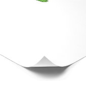 Turtle Lover Alphabet ABC Letter Turtle Fotodruck (Ecke)