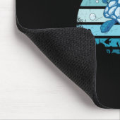 Turtle Lover | Bis Strand Mousepad (Ecke)