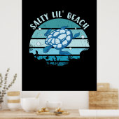 Turtle Lover | Bis Strand Poster (Küche)