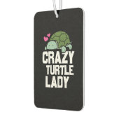 Turtle Lover | Crazy Turtle Lady Autolufterfrischer (Links)