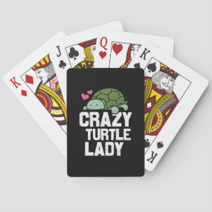 Turtle Lover   Crazy Turtle Lady Spielkarten