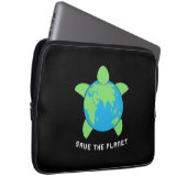 Turtle Lover | Der Schildkrötenplanet Gerettet Laptopschutzhülle (Vorne Rechts)
