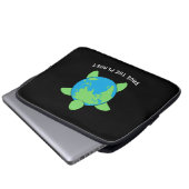 Turtle Lover | Der Schildkrötenplanet Gerettet Laptopschutzhülle (Vorne Knopf)