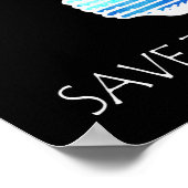 Turtle Lover | Der Turlte Gerettet Poster (Ecke)