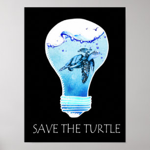 Turtle Lover Der Turlte Gerettet Poster