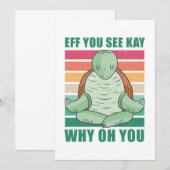 Turtle Lover EFF Sie sehen Kay Why You Save The Date (Vorne/Hinten)