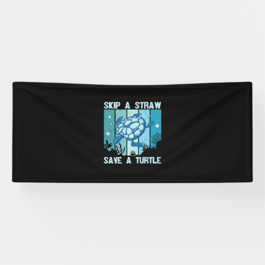 Turtle Lover | Eine Schildkröte Gerettet Banner (Horizontal)