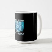 Turtle Lover | Eine Schildkröte Gerettet Kaffeetasse (VorderseiteRechts)