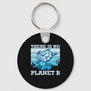 Turtle Lover Es gibt keinen Planeten B Schlüsselanhänger