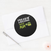 Turtle Lover | Freaking' Phantastisch Turtle Mama Runder Aufkleber (Umschlag)