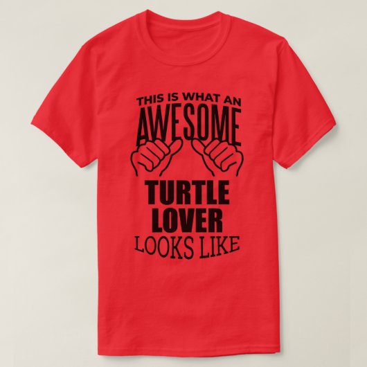 Turtle Lover Funny Turtles Design T-Shirt (Design vorne)