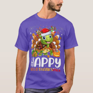 Turtle Lover Halloween Weihnachten Happy Hallodank T-Shirt