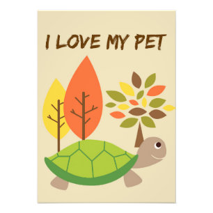 Turtle Lover I Liebe Meine Turtle Fotodruck