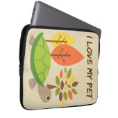 Turtle Lover I Liebe Meine Turtle Laptopschutzhülle (Vorne Rechts)
