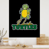 Turtle Lover | Ich mag Schildkröten Poster (Küche)