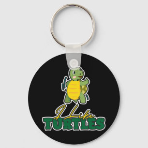 Turtle Lover Ich mag Schildkröten Schlüsselanhänger