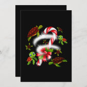 Turtle Lover | Nur ein Mädchen, das die Schildkröt Einladung (Vorne/Hinten)