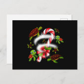 Turtle Lover | Nur ein Mädchen, das die Schildkröt Postkarte (Vorne/Hinten)