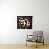 Turtle Lover | Nur ein Mädchen, das die Schildkröt Wandteppich (Beispiel (Horizontal))