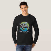 Turtle Lover | Rettet den Planeten T-Shirt (Vorne ganz)