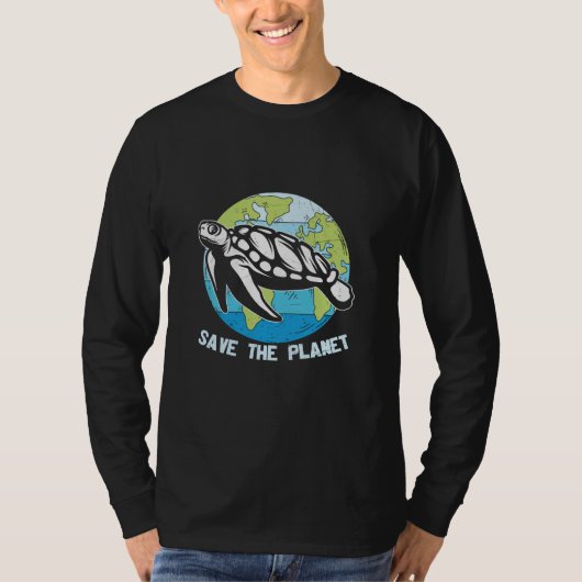 Turtle Lover | Rettet den Planeten T-Shirt (Vorderseite)