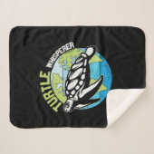 Turtle Lover | Schildkrötenflüster Sherpadecke (Vorderseite (Horizontal))