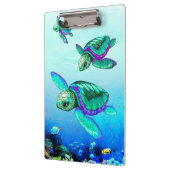Turtle Lover Sea Turtles Dance Klemmbrett (Links)