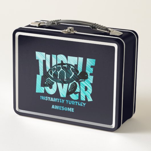Turtle Lover: Sofort Turtley Phantastisch Metall Brotdose (Vorderseite)
