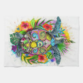 Turtle Lover Spiritual Turtle Geschirrtuch (Horizontal)