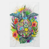 Turtle Lover Spiritual Turtle Geschirrtuch (Vertikal)