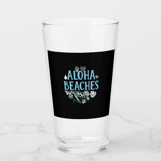 Turtle Lover | Strände von Aloha Glas (Vorderseite)
