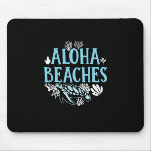 Turtle Lover   Strände von Aloha Mousepad